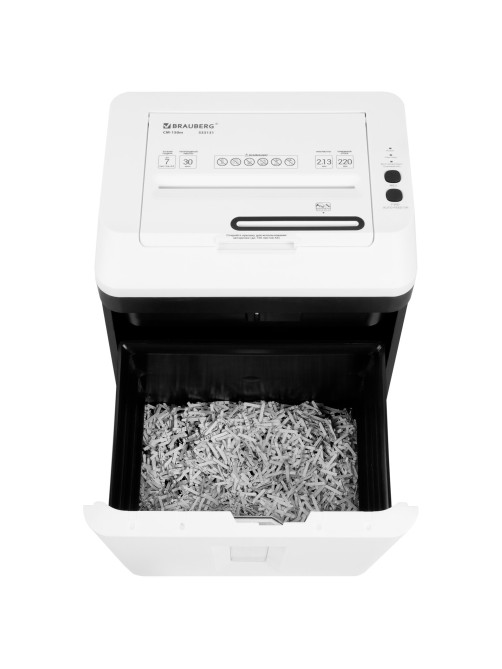 Уничтожитель (шредер) с автоподачей BRAUBERG PROFESSIONAL AUTO CM-150m, HeavyDuty, 5 секретность, 2х13 мм, 150 листов, 20 л, 533131