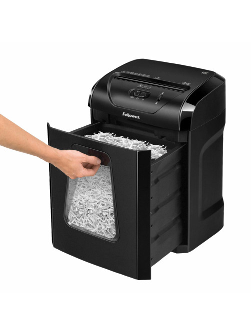 Уничтожитель (шредер) FELLOWES POWERSHRED 12C, 4 уровень секретности, фрагменты 4х40 мм, 12 л., 18 л, FS-71201
