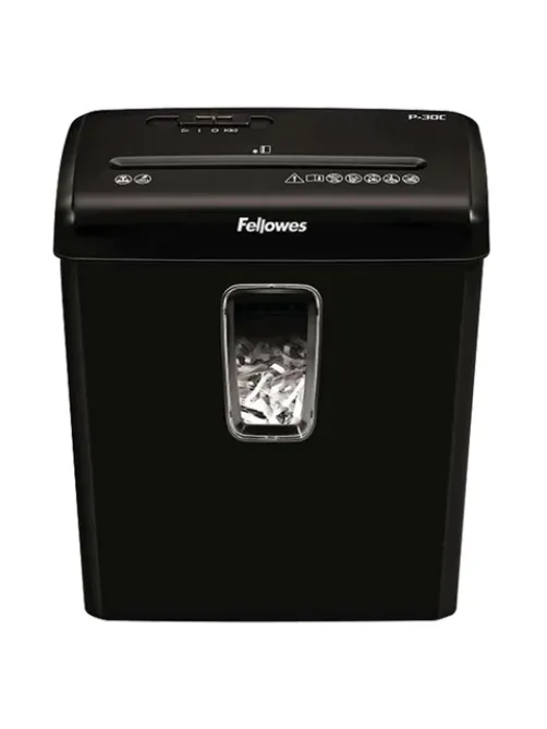 Уничтожитель (шредер) FELLOWES POWERSHRED P-30C, 4 уровень секретности, фрагменты 4х34 мм, 6 л., 15 л, FS-60081