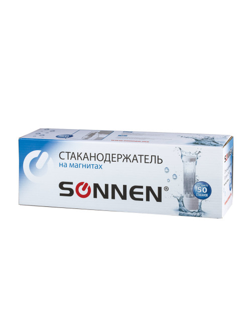 Стаканодержатель SONNEN CH-33М, 50 стаканов, на магните, белый, 452424