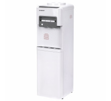 Кулер для воды SONNEN FSC-03AC, напольный, НАГРЕВ/ОХЛАЖДЕНИЕ КОМПРЕССОР, шкаф, 3 крана, белый, 455419