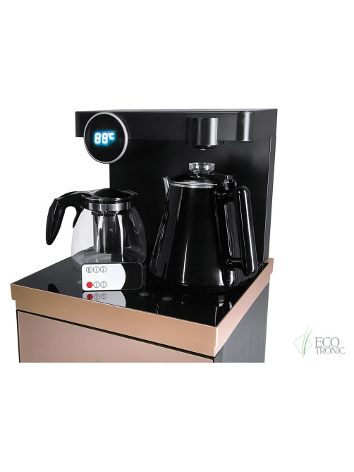 Кулер для воды с чайником, БЕЗ ОХЛАЖДЕНИЯ, ECOTRONIC TB12-LNR Tea Bar, напольный, шкаф, 2 крана, 12370