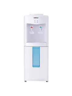 Кулер для воды HOT FROST V118E, напольный, НАГРЕВ/ОХЛАЖДЕНИЕ ЭЛЕКТРОННОЕ, 2 крана, белый, 120211802