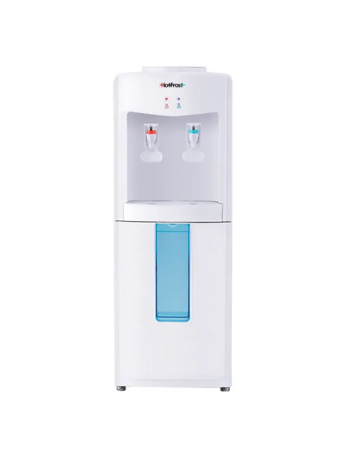 Кулер для воды HOT FROST V118E, напольный, НАГРЕВ/ОХЛАЖДЕНИЕ ЭЛЕКТРОННОЕ, 2 крана, белый, 120211802