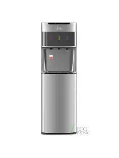 Кулер для воды ECOTRONIC M30-LXE, напольный, НИЖНЯЯ ЗАГРУЗКА, нагрев/охлаждение, 3 крана, серый 7270