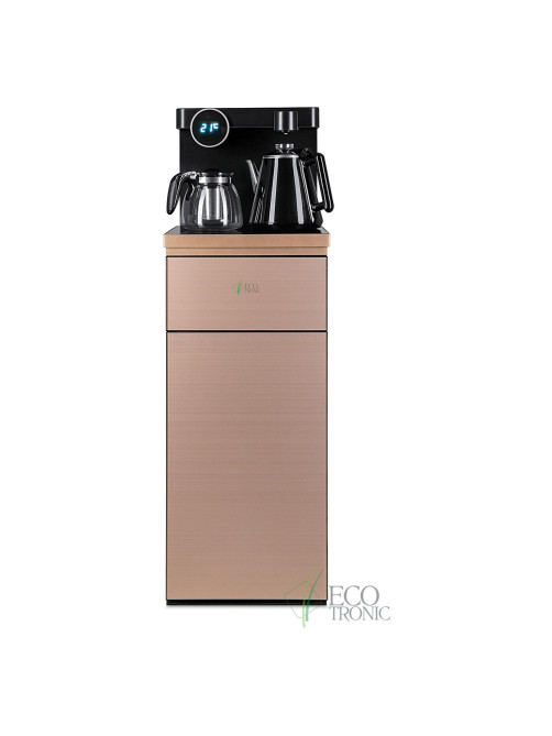 Кулер для воды с чайником, БЕЗ ОХЛАЖДЕНИЯ, ECOTRONIC TB12-LNR Tea Bar, напольный, шкаф, 2 крана, 12370