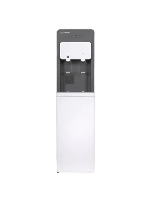 Кулер для воды SONNEN FSC-03AF, напольный, НАГРЕВ/ОХЛАЖДЕНИЕ КОМПРЕССОР, холодильник, 2 крана, 455418