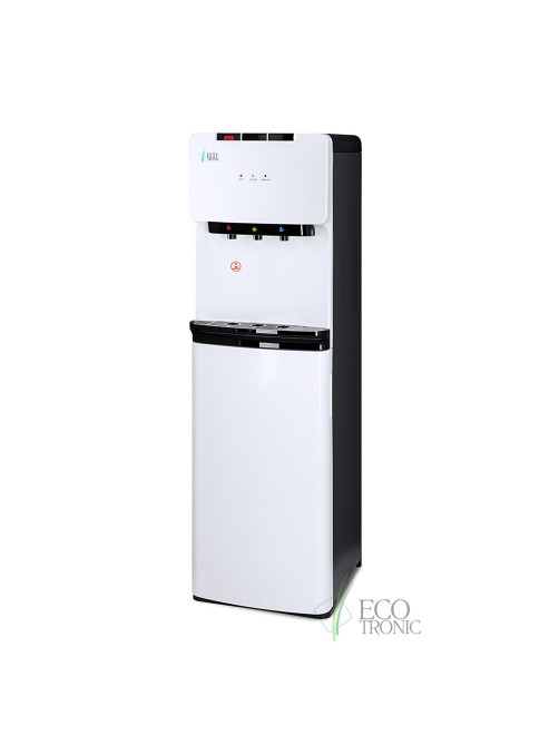 Кулер для воды ECOTRONIC K41-LX, напольный, НИЖНЯЯ ЗАГРУЗКА, нагрев/охлаждение, 3 крана, белый 11744