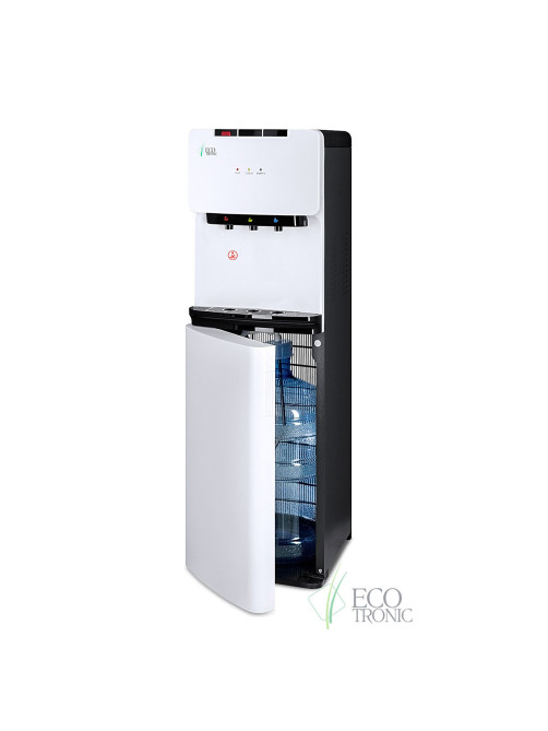 Кулер для воды ECOTRONIC K41-LX, напольный, НИЖНЯЯ ЗАГРУЗКА, нагрев/охлаждение, 3 крана, белый 11744