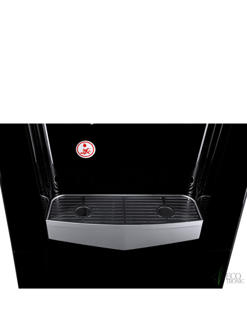 Кулер для воды ECOTRONIC K21-LF, напольный, НАГРЕВ/ОХЛАЖДЕНИЕ КОМПРЕССОРНОЕ, холодильник, 2 крана, черный, 11557