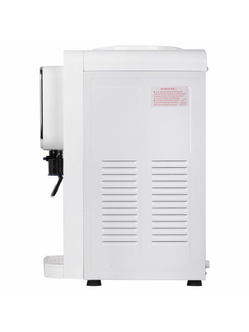 Кулер для воды SONNEN TSE-02W, настольный, НАГРЕВ/ОХЛАЖДЕНИЕ ЭЛЕКТРОННОЕ, 2 крана, белый, 456173