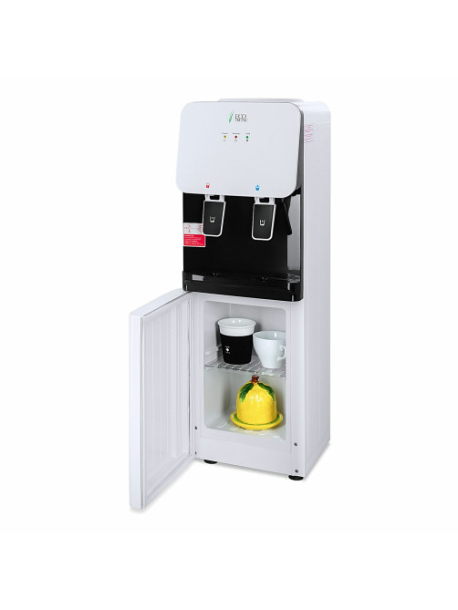 Кулер для воды ECOTRONIC J1-LCE XS, напольный, НАГРЕВ/ОХЛАЖДЕНИЕ ЭЛЕКТРОННОЕ, шкаф, 2 крана, белый, 11660