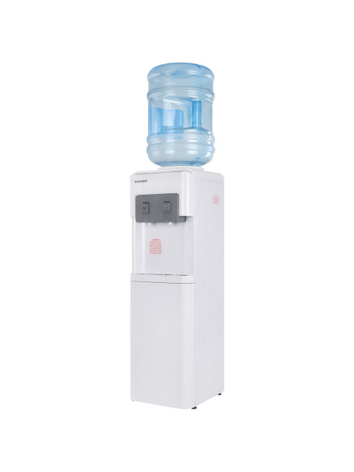 Кулер для воды SONNEN FSC-02AC, напольный, НАГРЕВ/ОХЛАЖДЕНИЕ КОМПРЕССОР, шкаф, 2 крана, белый, 455420