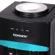 Кулер для воды SONNEN FSC-02W TURBO напольный, ТУРБОНАГРЕВ/ОХЛАЖДЕНИЕ КОМПРЕССОРНОЕ, шкаф, 2 крана, черный, 456171