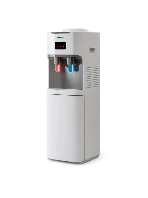 Кулер для воды HOT FROST V115B, напольный, НАГРЕВ/ОХЛАЖДЕНИЕ КОМПРЕССОРНОЕ, холодильник, 2 крана, 120111502