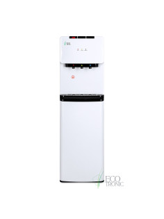 Кулер для воды ECOTRONIC K41-LX, напольный, НИЖНЯЯ ЗАГРУЗКА, нагрев/охлаждение, 3 крана, белый 11744