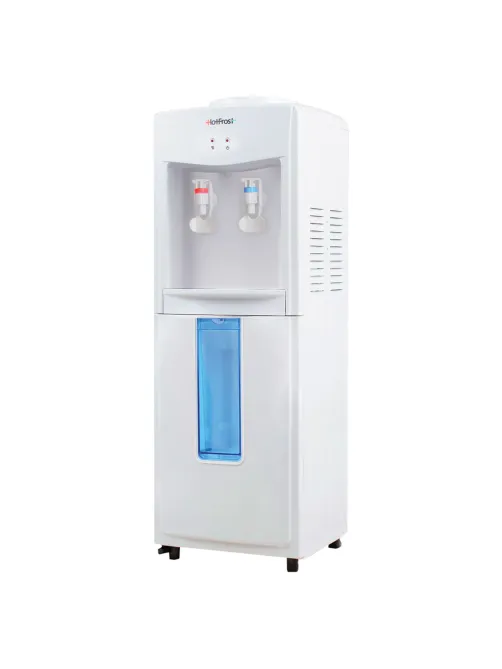 Кулер для воды HOT FROST V118E, напольный, НАГРЕВ/ОХЛАЖДЕНИЕ ЭЛЕКТРОННОЕ, 2 крана, белый, 120211802