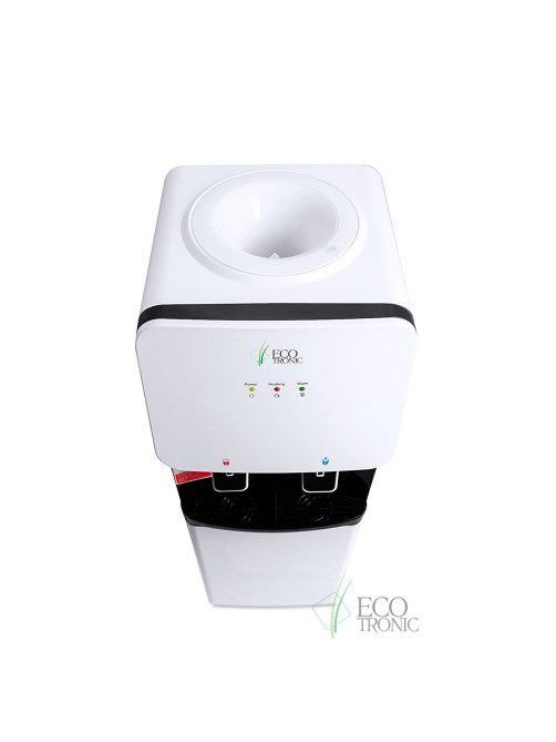 Кулер-водонагреватель БЕЗ ОХЛАЖДЕНИЯ ECOTRONIC J1-LCN XS, напольный, шкаф, 2 крана, белый, 12091
