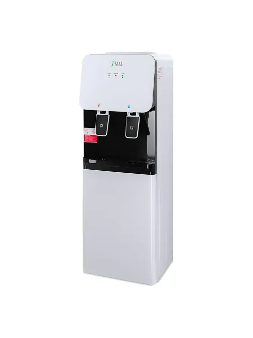 Кулер для воды ECOTRONIC J1-LCE XS, напольный, НАГРЕВ/ОХЛАЖДЕНИЕ ЭЛЕКТРОННОЕ, шкаф, 2 крана, белый, 11660
