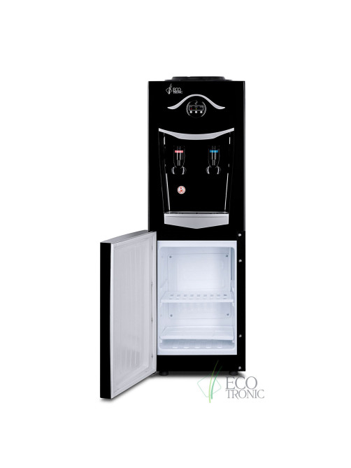 Кулер для воды ECOTRONIC K21-LF, напольный, НАГРЕВ/ОХЛАЖДЕНИЕ КОМПРЕССОРНОЕ, холодильник, 2 крана, черный, 11557
