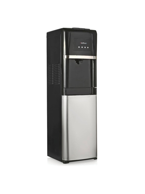 Кулер для воды HOT FROST 35AEN, напольный, НАГРЕВ/ОХЛАЖДЕНИЕ ЭЛЕКТРОННОЕ, 1 кран (3 кнопки), черный/серебро, 120203502