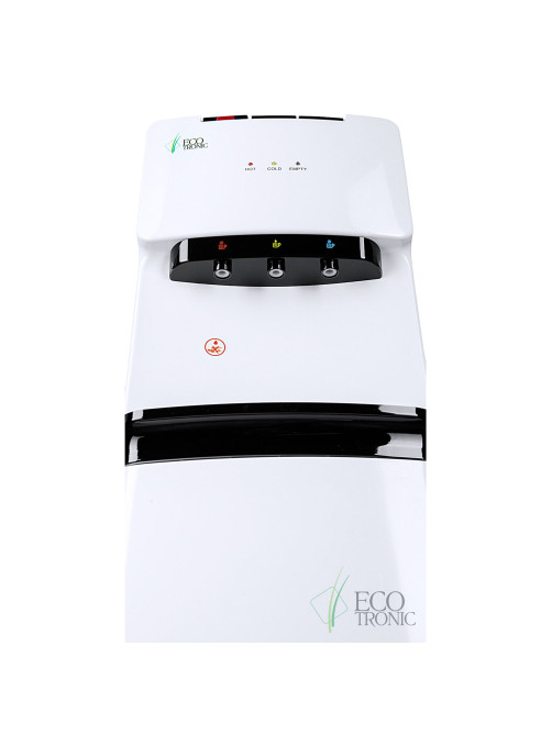 Кулер для воды ECOTRONIC K41-LX, напольный, НИЖНЯЯ ЗАГРУЗКА, нагрев/охлаждение, 3 крана, белый 11744