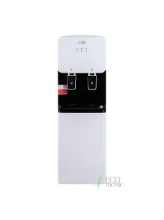 Кулер-водонагреватель БЕЗ ОХЛАЖДЕНИЯ ECOTRONIC J1-LCN XS, напольный, шкаф, 2 крана, белый, 12091