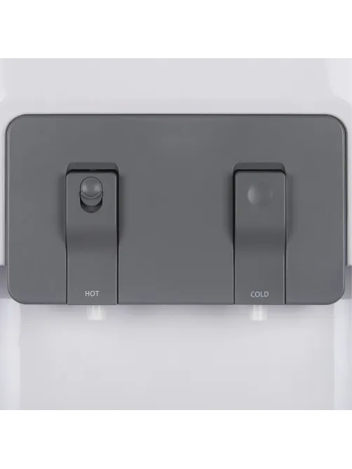 Кулер для воды SONNEN FSC-02AC, напольный, НАГРЕВ/ОХЛАЖДЕНИЕ КОМПРЕССОР, шкаф, 2 крана, белый, 455420
