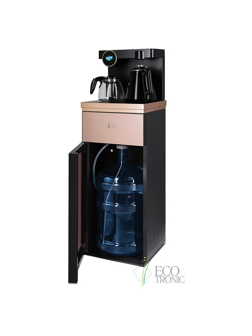 Кулер для воды с чайником, БЕЗ ОХЛАЖДЕНИЯ, ECOTRONIC TB12-LNR Tea Bar, напольный, шкаф, 2 крана, 12370
