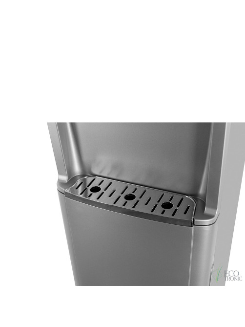 Кулер для воды ECOTRONIC M30-LXE, напольный, НИЖНЯЯ ЗАГРУЗКА, нагрев/охлаждение, 3 крана, серый 7270
