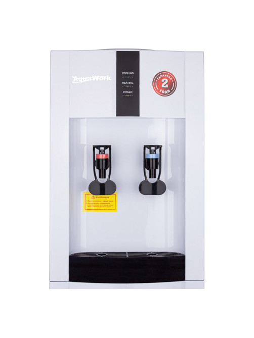 Кулер для воды AQUA WORK 16-LR, напольный, НАГРЕВ/ОХЛАЖДЕНИЕ КОМПРЕССОРНОЕ, 2 крана, белый, 25873