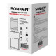Кулер для воды SONNEN TSE-03BP, настольный, НАГРЕВ/ОХЛАЖДЕНИЕ ЭЛЕКТРОННОЕ, 3 крана, антрацит, 455752