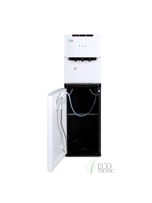 Кулер для воды ECOTRONIC K41-LXE напольный, НИЖНЯЯ ЗАГРУЗКА, нагрев/охлаждение, 3 крана, белый 11745.