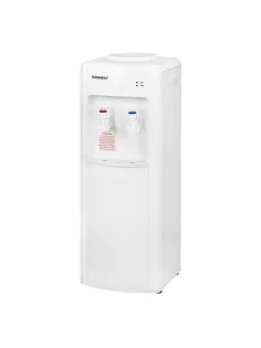 Кулер для воды SONNEN FSE-02W, напольный, НАГРЕВ/ОХЛАЖДЕНИЕ ЭЛЕКТРОННОЕ, 2 крана, белый, 456172