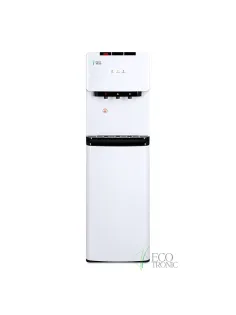 Кулер для воды ECOTRONIC K41-LXE напольный, НИЖНЯЯ ЗАГРУЗКА, нагрев/охлаждение, 3 крана, белый 11745.