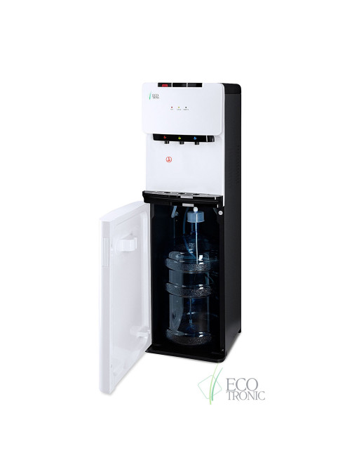 Кулер для воды ECOTRONIC K41-LXE напольный, НИЖНЯЯ ЗАГРУЗКА, нагрев/охлаждение, 3 крана, белый 11745.