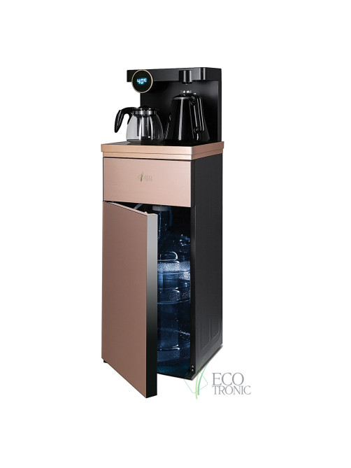 Кулер для воды с чайником, БЕЗ ОХЛАЖДЕНИЯ, ECOTRONIC TB12-LNR Tea Bar, напольный, шкаф, 2 крана, 12370