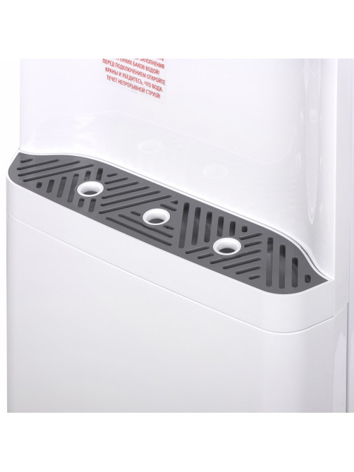 Кулер для воды SONNEN FSC-03AC, напольный, НАГРЕВ/ОХЛАЖДЕНИЕ КОМПРЕССОР, шкаф, 3 крана, белый, 455419