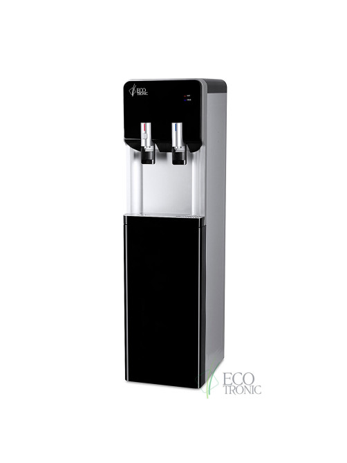 Пурифайер для воды ECOTRONIC M40-U4L напольный, НАГРЕВ/ОХЛАЖДЕНИЕ КОМПРЕССОРНОЕ, 2 крана, черный, 11609