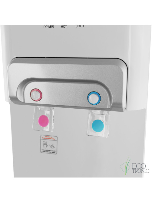 Пурифайер для воды ECOTRONIC V10-U4L напольный, НАГРЕВ/ОХЛАЖДЕНИЕ КОМПРЕССОРНОЕ, 2 крана, белый 7258