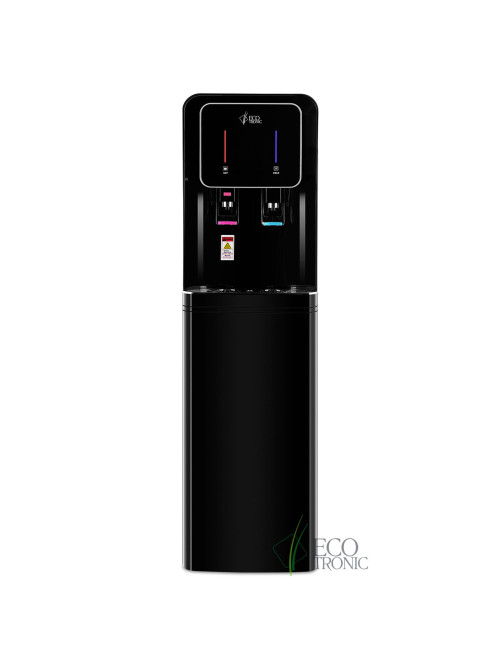 Пурифайер для воды ECOTRONIC A60-U4L напольный, НАГРЕВ/ОХЛАЖДЕНИЕ КОМПРЕССОРНОЕ, 2 крана, черный, 7139