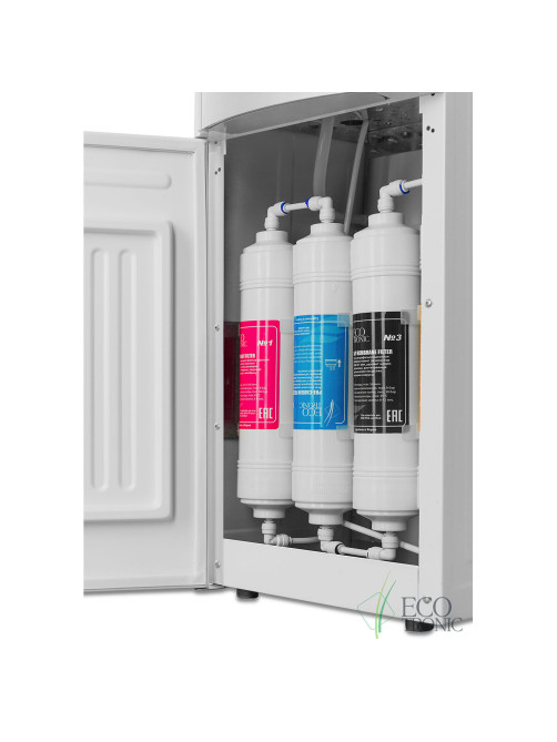 Пурифайер для воды ECOTRONIC C21-U4LE, напольный, НАГРЕВ/ОХЛАЖДЕНИЕ ЭЛЕКТРОННОЕ, 2 крана, белый, 7168