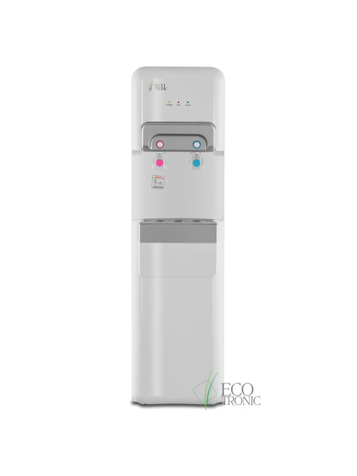 Пурифайер для воды ECOTRONIC V10-U4L напольный, НАГРЕВ/ОХЛАЖДЕНИЕ КОМПРЕССОРНОЕ, 2 крана, белый 7258