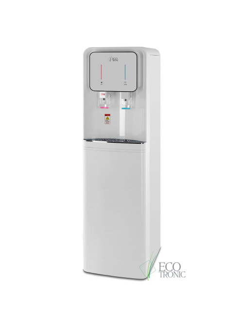 Пурифайер для воды ECOTRONIC A60-U4L напольный, НАГРЕВ/ОХЛАЖДЕНИЕ КОМПРЕССОРНОЕ, 2 крана, белый, 7138