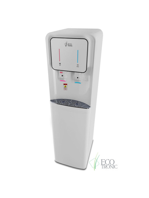 Пурифайер для воды ECOTRONIC A60-U4L напольный, НАГРЕВ/ОХЛАЖДЕНИЕ КОМПРЕССОРНОЕ, 2 крана, белый, 7138