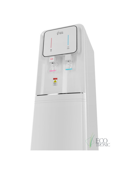 Пурифайер для воды ECOTRONIC A60-U4L напольный, НАГРЕВ/ОХЛАЖДЕНИЕ КОМПРЕССОРНОЕ, 2 крана, белый, 7138