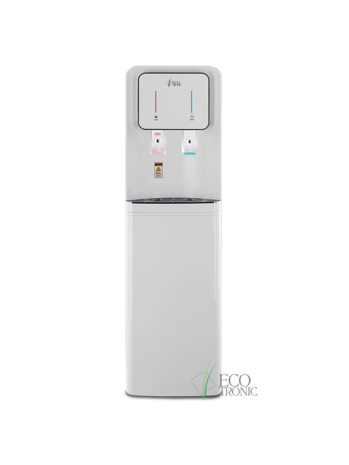 Пурифайер для воды ECOTRONIC A60-U4L напольный, НАГРЕВ/ОХЛАЖДЕНИЕ КОМПРЕССОРНОЕ, 2 крана, белый, 7138