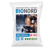 Реагент антигололедный 23 кг, BIONORD Universal, до -30 °С, хлорид кальция, мешок, МИНПРОМТОРГ