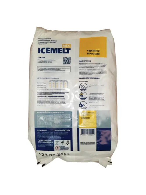 Реагент антигололедный 25 кг, ICEMELT 