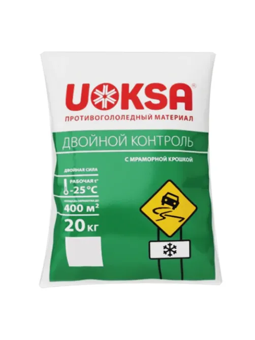 Реагент противогололёдный 20 кг UOKSA 